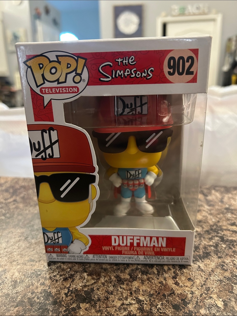 Funko Duffman Pop! Vinyl Figure - Yellow, Red & Blue